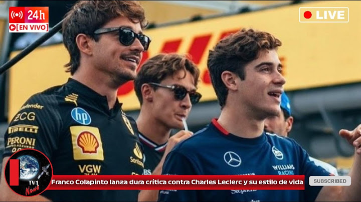 Franco Colapinto lanza dura crítica contra Charles Leclerc y su estilo de vida