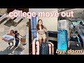 college move out vlog at yale | packing up, cleaning, and leaving my dorm!