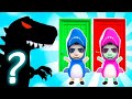Secret Dinosaur vs Shark Kids ath the Doors | Dolly and Friends 3D | Cartoon Kids Episodes
