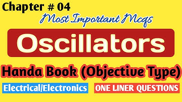 Oscillators mcqs || Handa book objective || by Akhtar edupoint