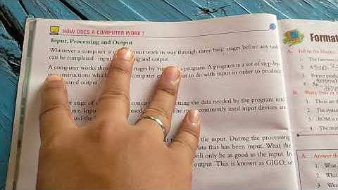 Computer Class 5 Chapter 1 Computer Memory