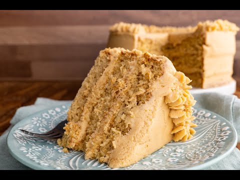 Peanut Butter Cake With Peanut Butter Frosting