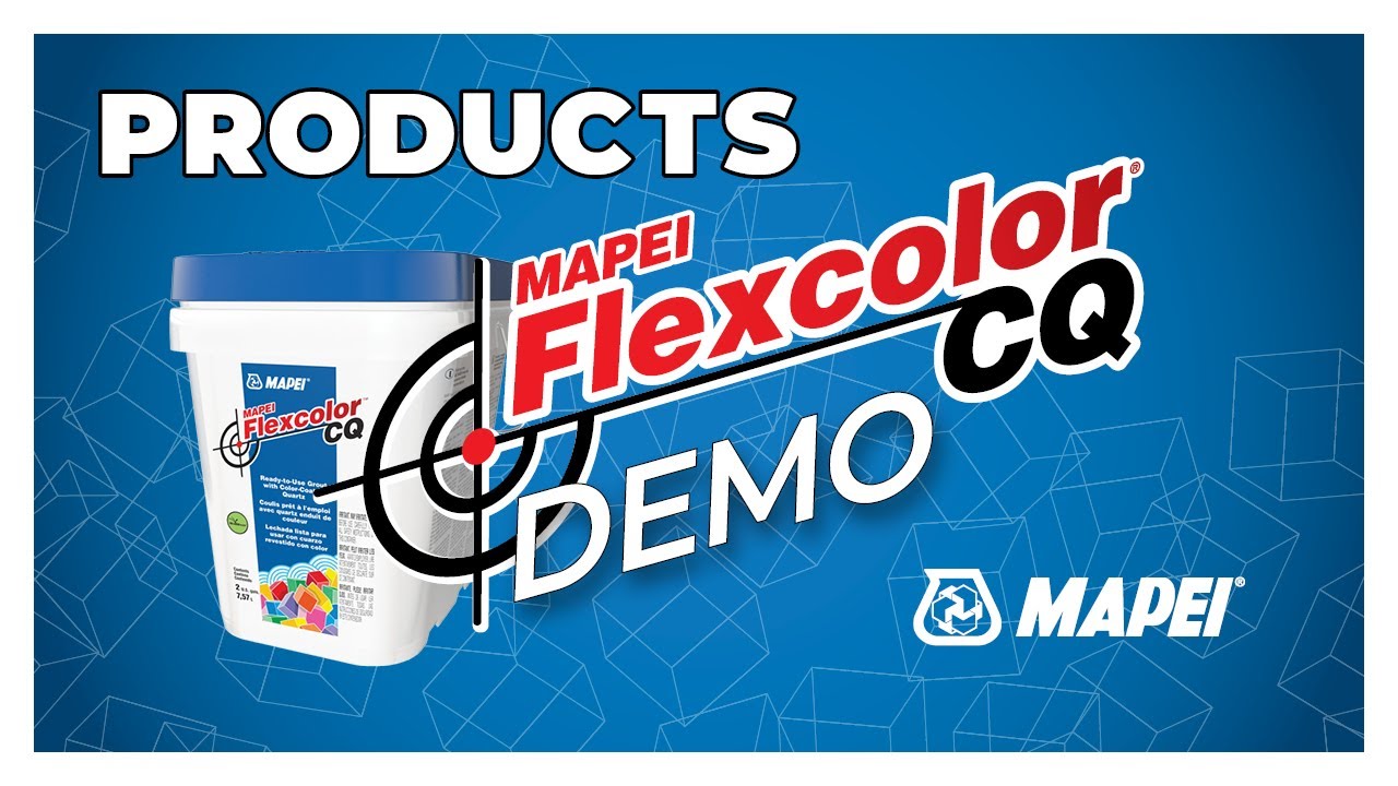 MAPEI Flexcolor CQ Demo YouTube