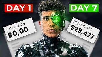 I Used AI To Build A Shopify Dropshipping Store in 5 minutes