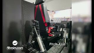 FliteSim.com 4DOF Motion Platform | Full 4-Axis Demo (Roll, Pitch, Yaw & Heave)