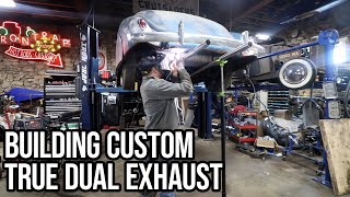 Build True Dual Exhaust For The 1938 Ford Convertible - Sounds Killer!!