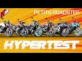 Hypertest 2023  hornet 750 tuono 660 gsx8s duke 790 mt07 trident 660 comparatif