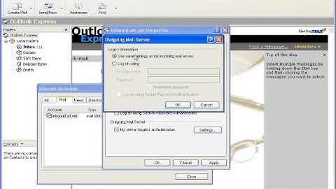 Set up New AT&T email on Outlook Express