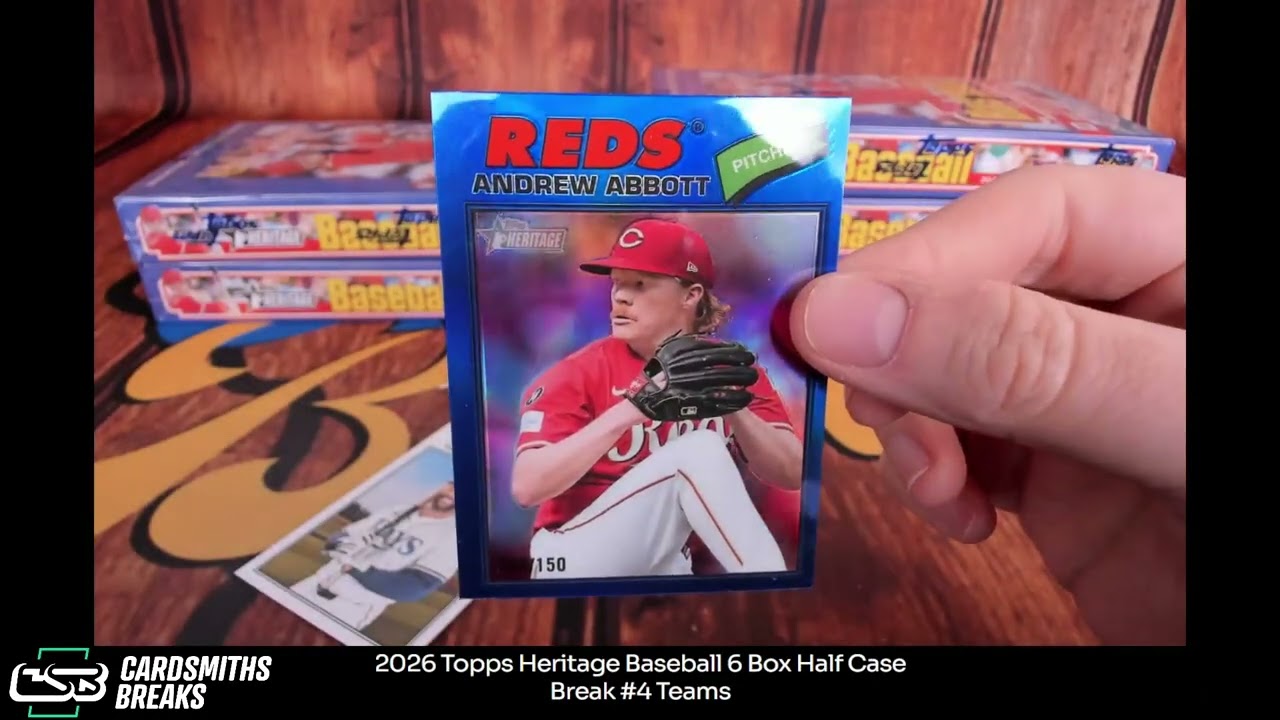 2026 Topps Heritage Baseball 6 Box Half Case Break #4
