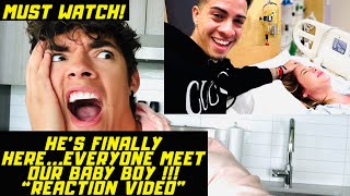 HE’S FINALLY HERE...EVERYONE MEET OUR BABY BOY !!! “REACTION VIDEO”