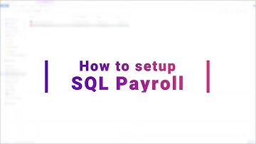 SQL Payroll - Installation guide