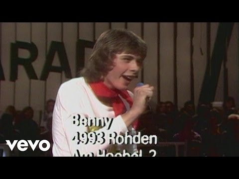 Benny - Du bist sechzehn (ZDF Hitparade 20.04.1974)
