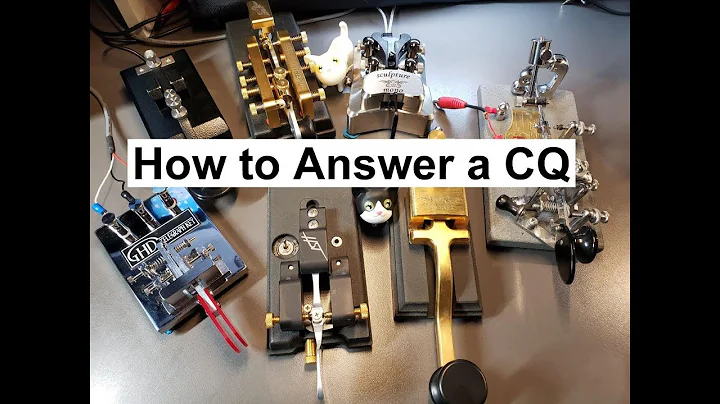 How to Answer a CQ ⚡ Learn Morse Code