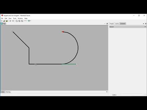 Manifold Viewer - Tangent and Non Tangent Circle Arcs - YouTube