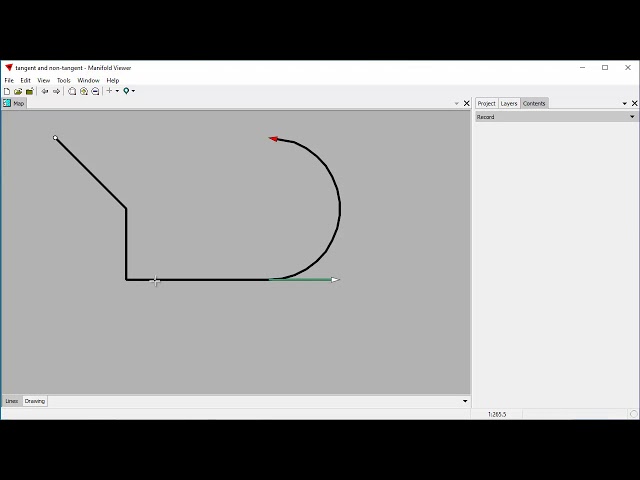 Manifold Viewer - Tangent and Non Tangent Circle Arcs - YouTube