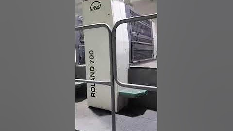 UV LED Curing Dryer Install Manroland 700 Sheetfed Offset Press