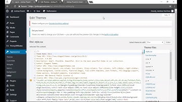 WP Admin Dashboard Overview