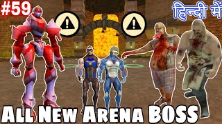 All New Arena Boss And Unlock Free Dress in Rope Hero Vice Town #59 Hindi Zombie Minigame Complete 5 screenshot 5