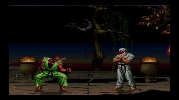 Battle OF Tengu Warriors - Mr Saikyo (Evil Dan) Vs Mr Karate (Takuma) - Incredible Battle