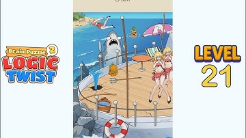 Brain puzzle 2 logic twist level 21 Walkthrough Solution