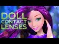 DIY - How to Make: Doll Contact Lenses EASY Custom Doll Craft