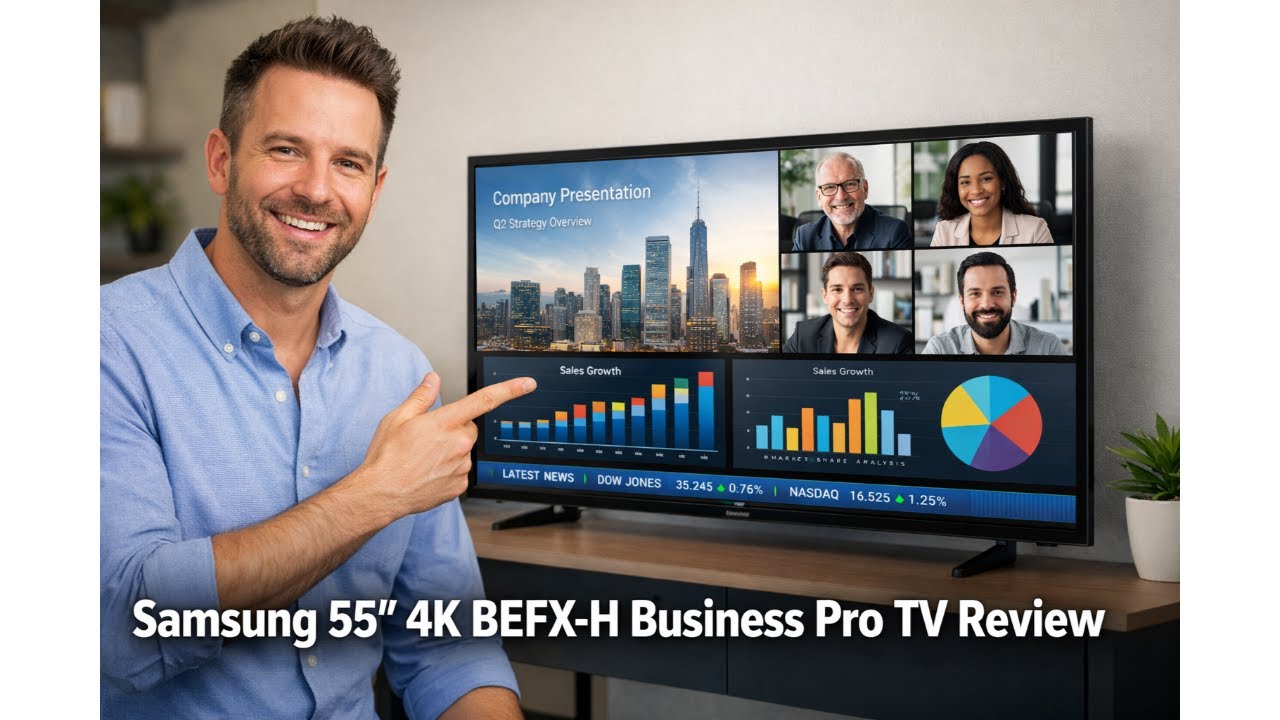 📺 Samsung 55” 4K BEFX-H Business Pro TV Review – Worth It Before You Buy? 📺