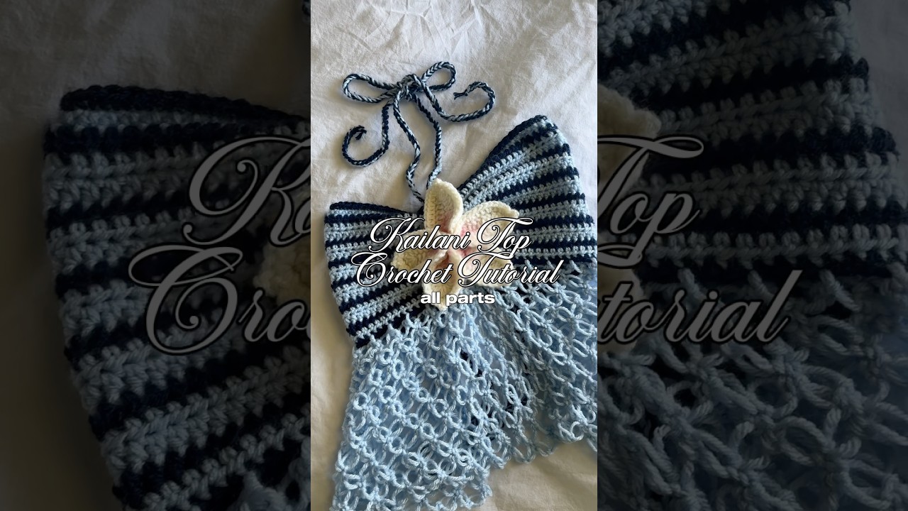 Kailani Crochet Top Tutorial! 🌺🌊 