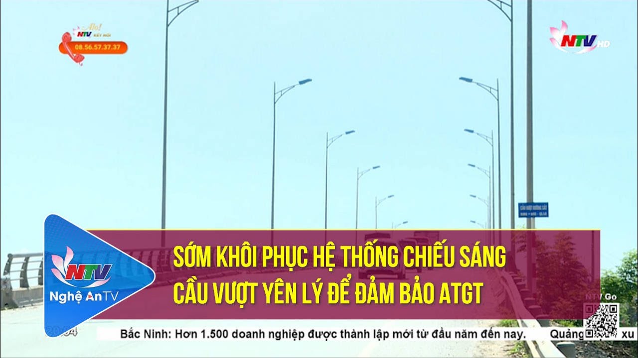 Sớm khôi phục hệ thống chiếu sáng cầu vượt Yên Lý để... - youtube