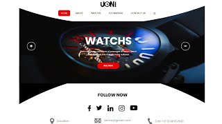 How I Built This Cool Watch Website From Scratch! |With Full Source Code| screenshot 2