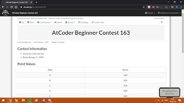 AtCoder Beginner Contest 163 - D, E - Video Tutorials
