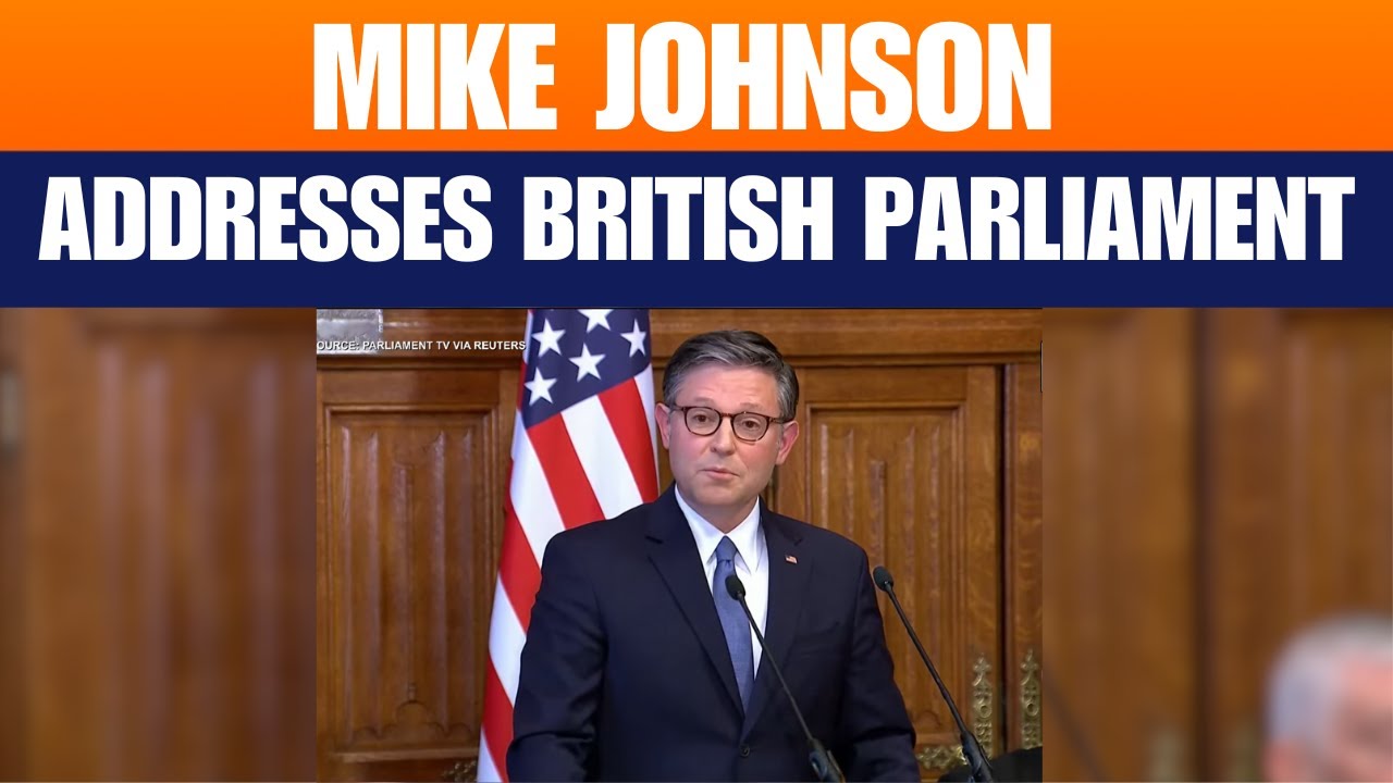 LIVE: U.S House Speaker Mike Johnson addresses UK Parliament amidst Trump's Greenland tariff threats