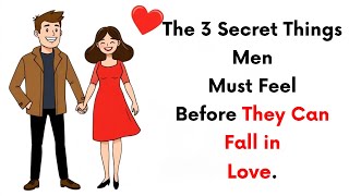 The 3 Things Men Need Before They Can Fall in Love