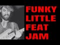Super funky little feat jam  guitar backing track d minor