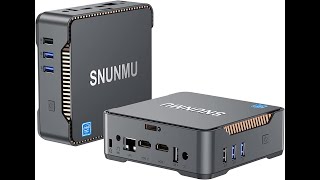 Mini PC SNUNMU 8 GB DDR4L/128GB M.2 SSD Intel Celeron J4125 2,7