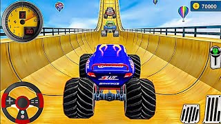 Mega Ramp Monster Car Racing 3D - Extreme Car Stunts - Android Gameplay screenshot 3