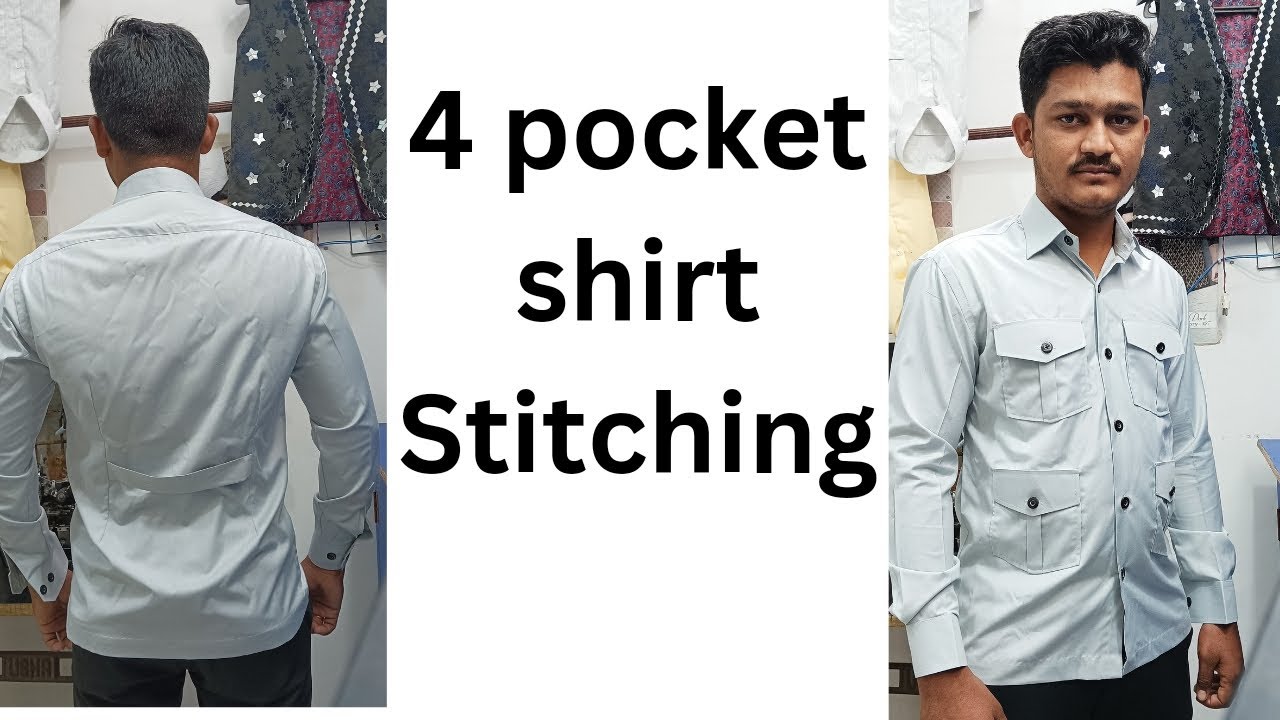 Shirt stitching with 4 pocket