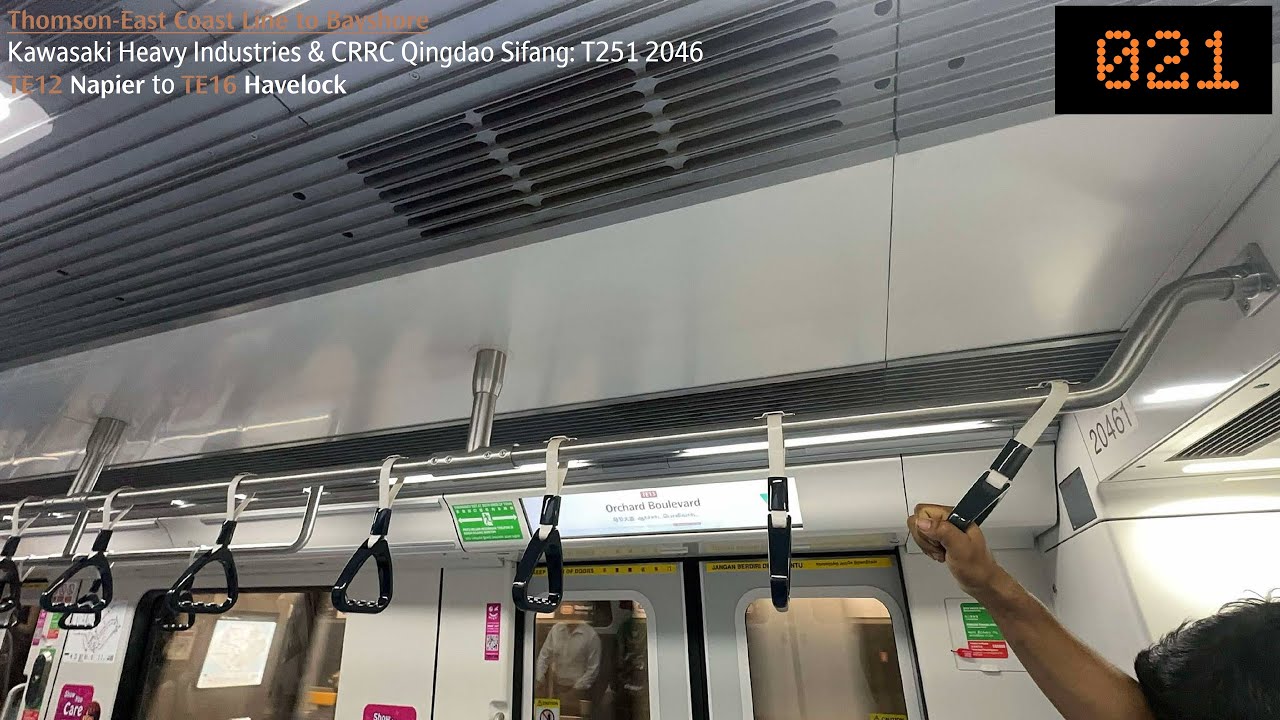 ⁴ᴷ [Some short distance] SMRT Trains, TEL Train Ride [Napier → Havelock ...