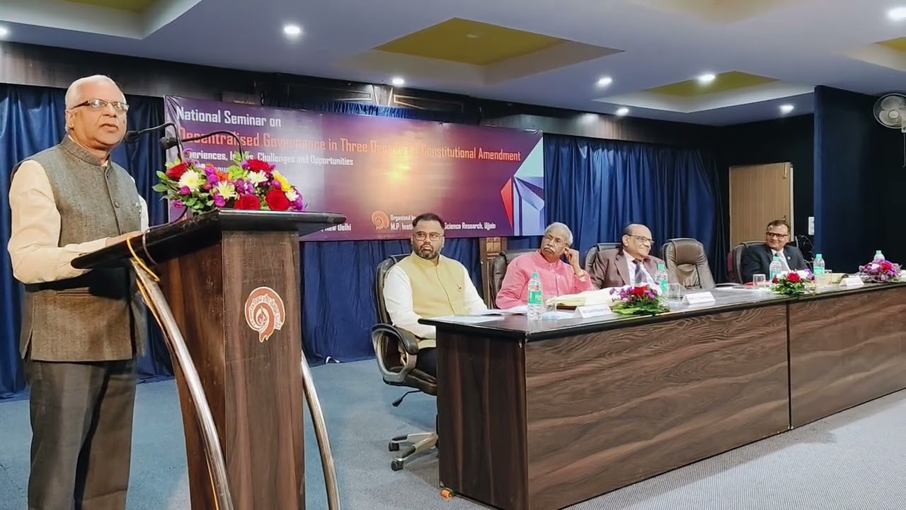 National Seminar on Decentralised (Shri Sunil Kumar 3)