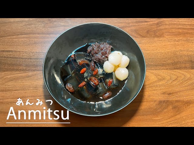 How to make Anmitsu, a traditional Japanese dessert 👩‍🍳 - YouTube
