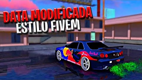 SAIU! DATA MODIFICADA ESTILO FIVEM (Sem Bug de Render) P/ SAMP LAUNCHER E APK