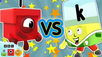 🏆 Numberblocks VS Alphablocks Sporty Fun! 🏃‍♀️ | Learn to Read and Count | @Blocks-Universe