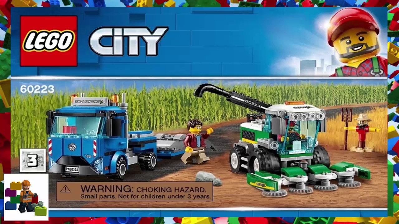 LEGO instructions - City - 60223 - Harvester Transport (Book 3) - YouTube
