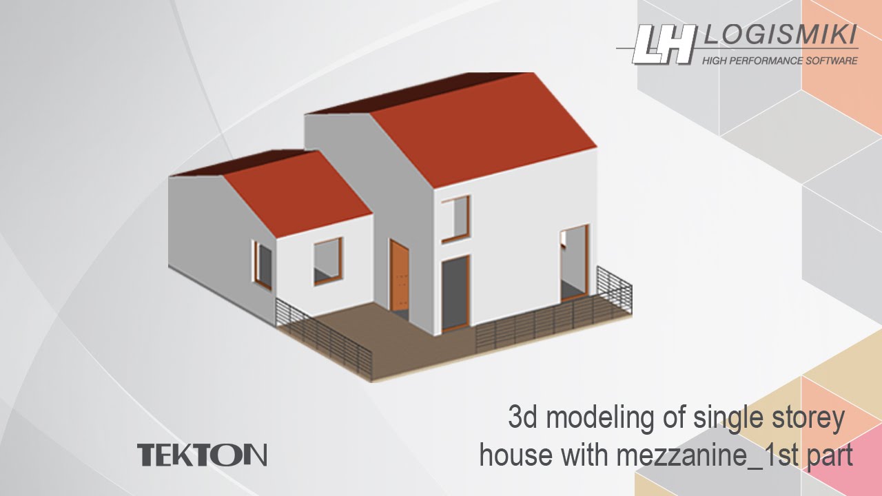 Tekton Architectural 3d Modelling Single Storey House Tutorial