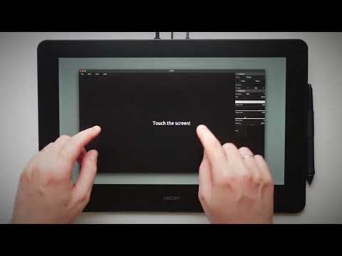 Demonstrating Wacom 10-point