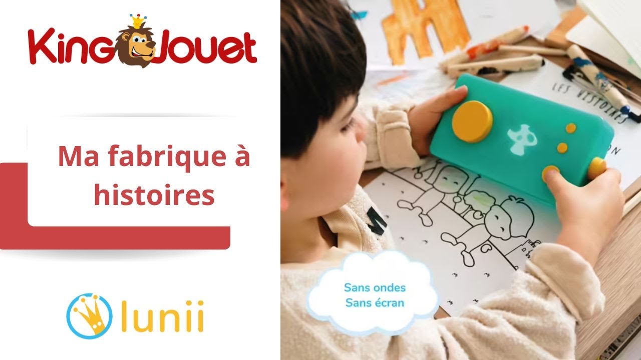 Ma fabrique à histoires Lunii : King Jouet, Activités d'éveil Lunii - Jeux  d'éveil