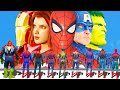 CLASSIC AVENGERS MARVEL COMICS VS SPIDER MAN ARMY - EPIC BATTLE