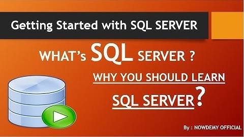 SQL Server Tutorial step by step | SQL Server Introduction to #SQL