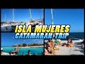 ISLA MUJERES Catamaran Trip from Cancun - Mexico (4K)
