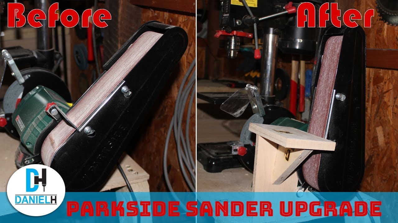 Parkside Belt Sander PSBS 240 C2 - UPGRADE - YouTube