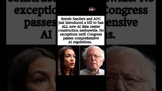 Bernie Sanders & AOC Introduce Bill to BAN All New AI Data Centers  #BreakingNews
